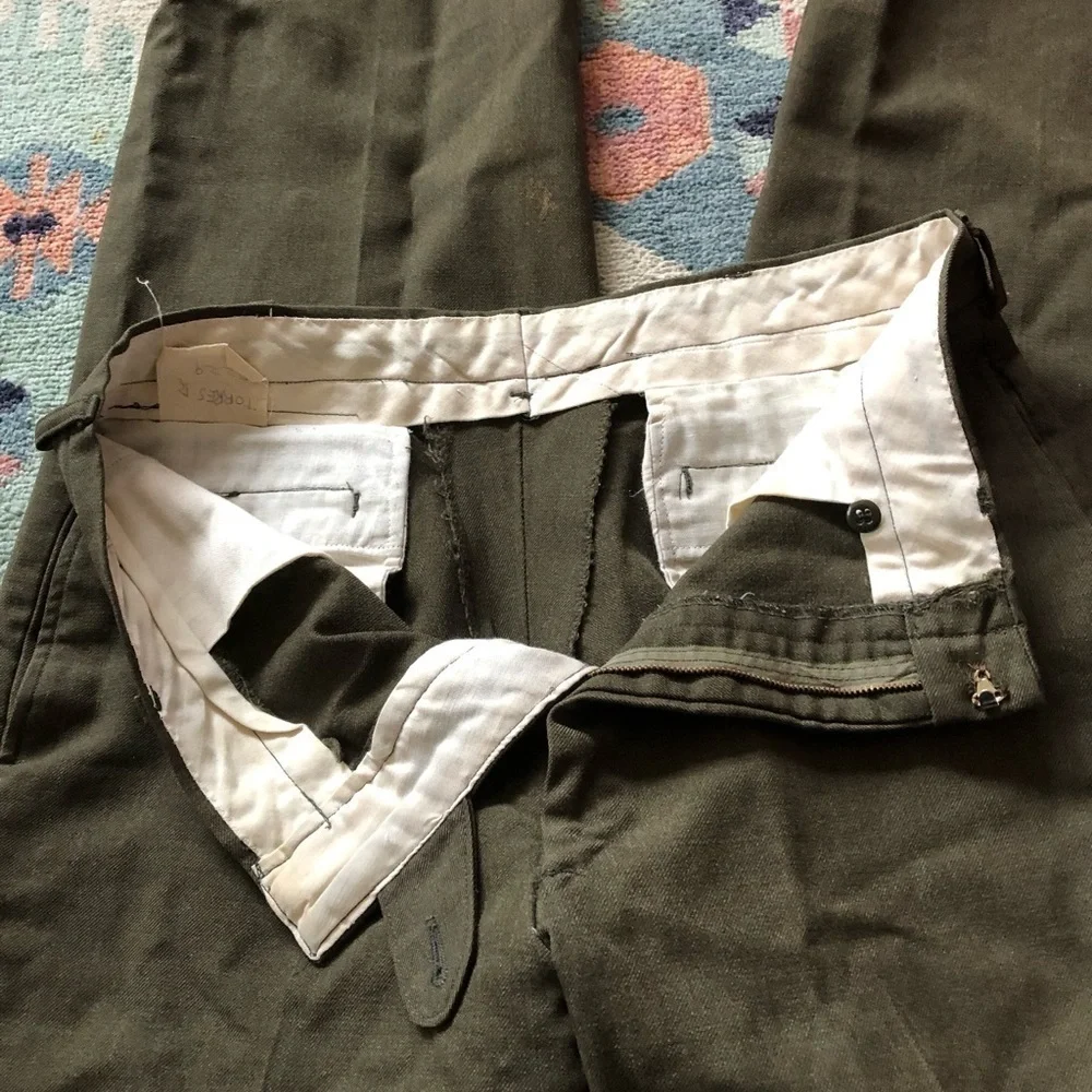 Vintage Army Trousers